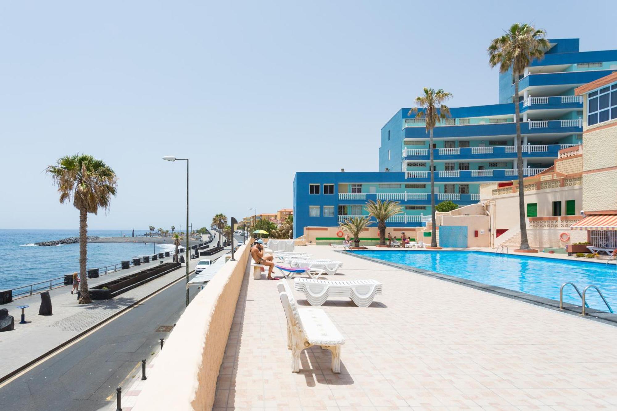Frontline Duplex Las Arenitas With Pool Candelaria Eksteriør billede
